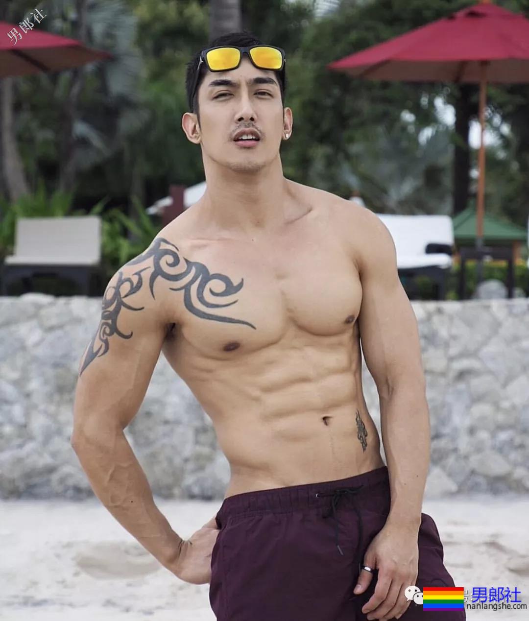 泰国男模 S-Rattichart Seachua 一身肌肉有点帅！ - 51虹马