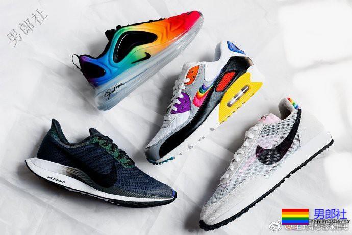 Nike香港店挂出大型户外彩虹旗广告牌 - 51虹马 Nike香港店挂出大型户外彩虹旗广告牌 - 51虹马