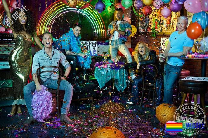 六位LGBT名人登上《娱乐周刊》封面 - 51虹马