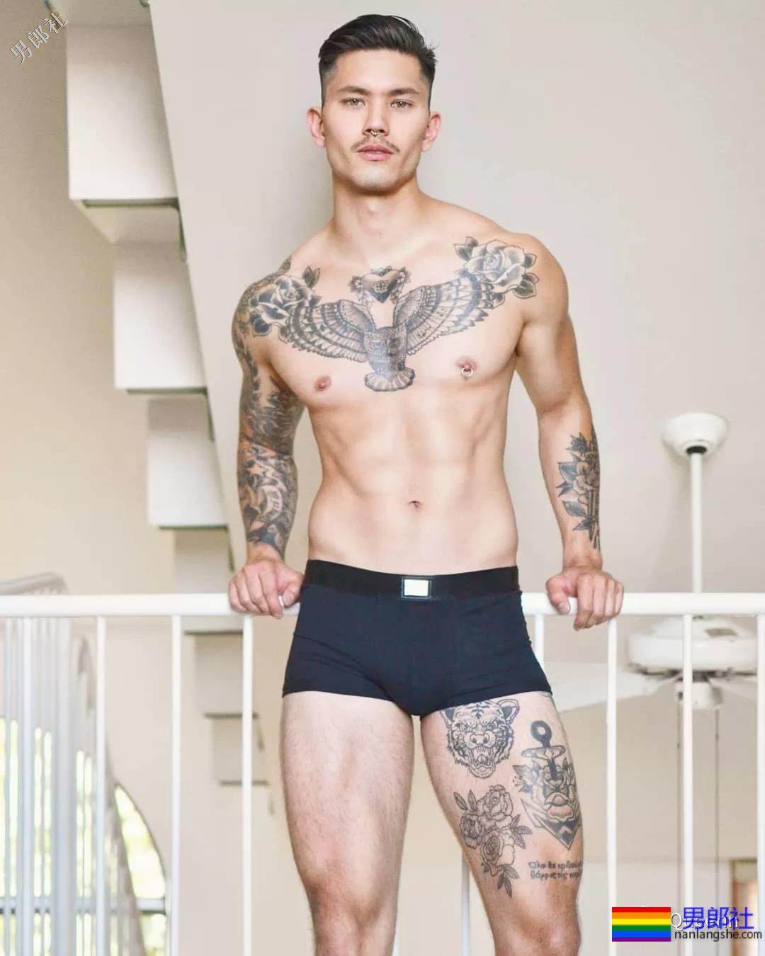 三国混血内裤男模，硬照亮点也太突出了吧？ - 51虹马