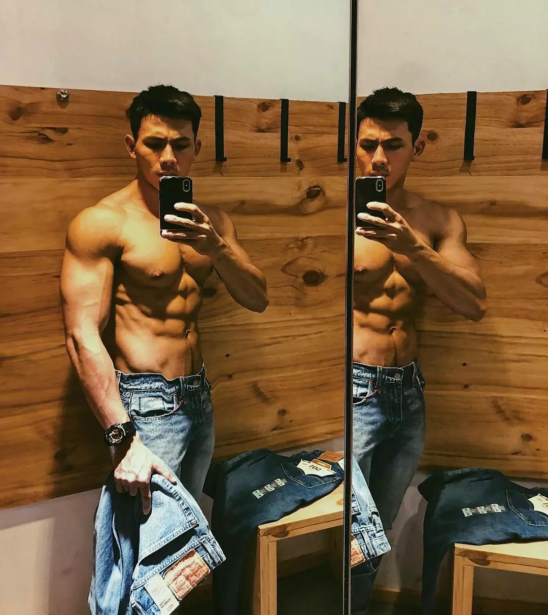 筋肉男拍摄大片！每个都很戏！-51虹马