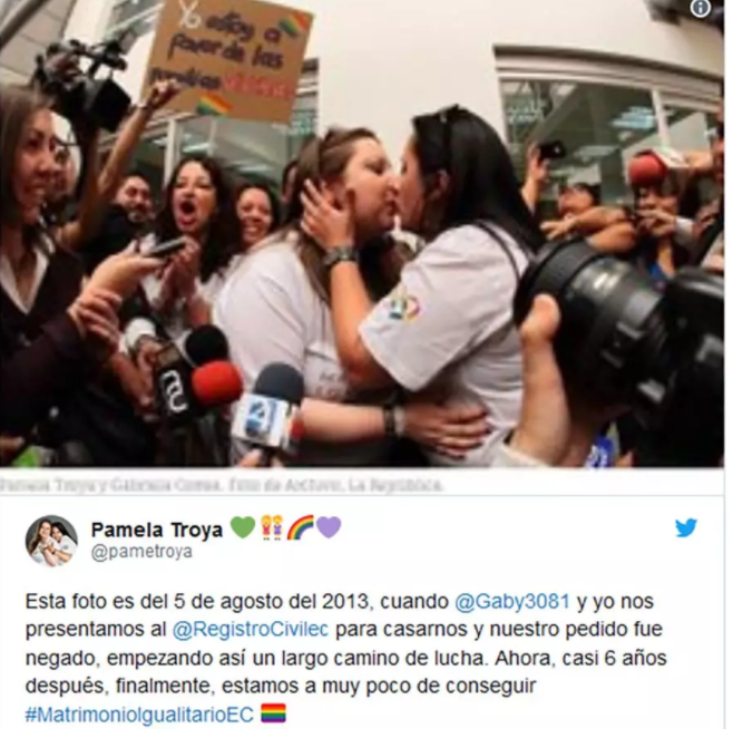 同性婚姻合法，厄瓜多尔“彩虹的天堂” - 51虹马