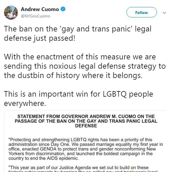 罪犯不得用“同性恋恐慌”之说为罪行辩护 - 51虹马