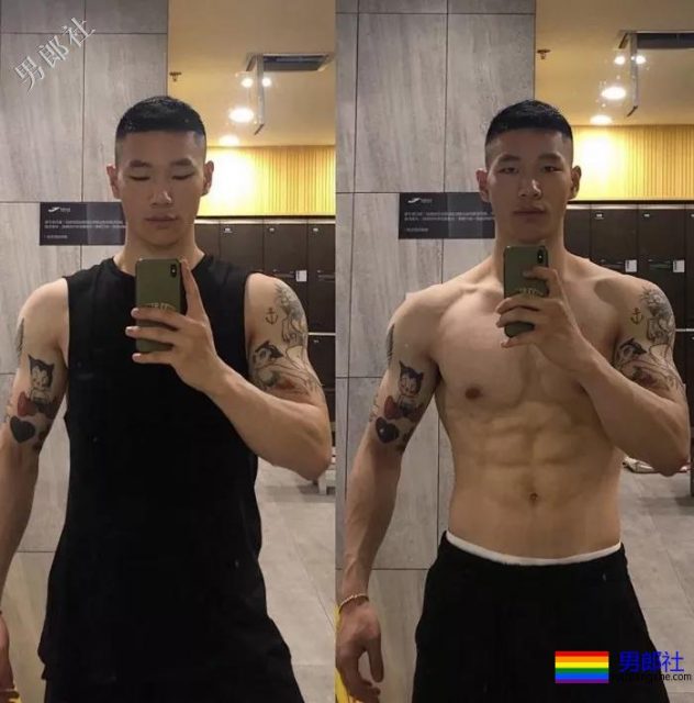 撸猫的肌肉小哥哥，爱死了！ - 51虹马