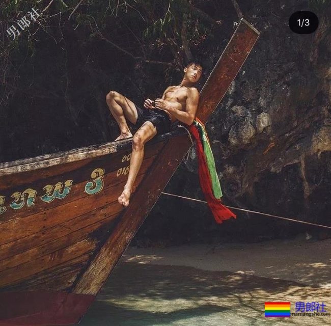 型男小哥哥穿的这么紧，显型！ - 51虹马