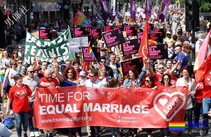 北爱尔兰同性婚姻有望明年合法化 - 51虹马