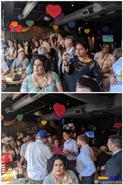 加拿大总理特鲁多光临同性恋酒吧 - 51虹马