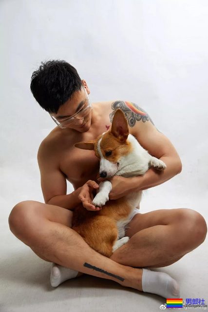 这个小哥有胸肌腹肌还有柯基! - 51虹马 这个小哥有胸肌腹肌还有柯基! - 51虹马