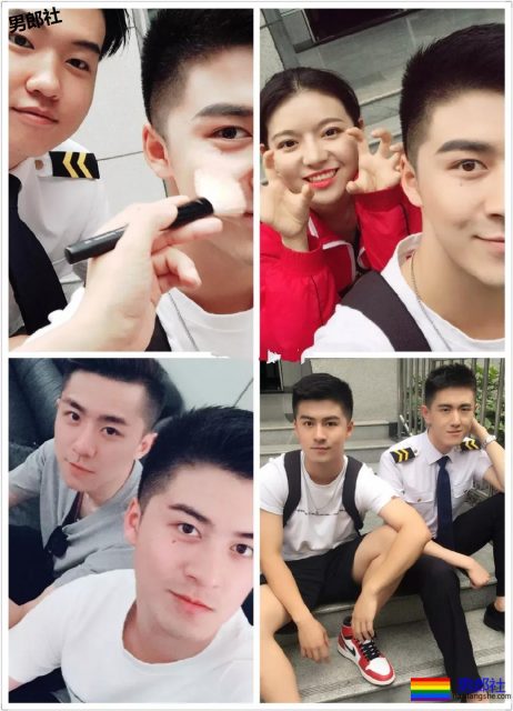 97年的寸头飞行员，脱掉制服胸毛Man爆了！ - 51虹马