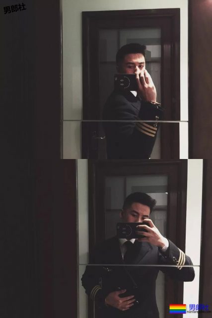 97年的寸头飞行员，脱掉制服胸毛Man爆了！ - 51虹马