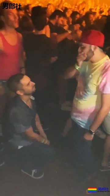 一对男粉在萌猴Zedd音乐会上订婚 - 51虹马