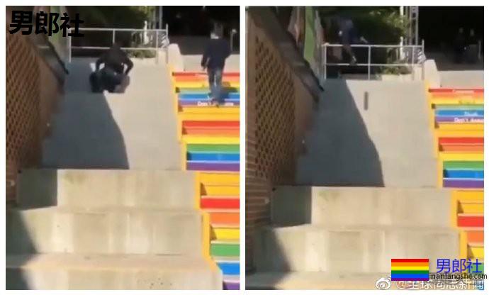 恐同人士宁愿费力“爬行”也坚决不肯走彩虹台阶? - 51虹马 恐同人士宁愿费力“爬行”也坚决不肯走彩虹台阶? - 51虹马