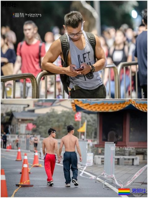 亲临台湾同志大巡游,被肌肉男亲了! - 51虹马 亲临台湾同志大巡游,被肌肉男亲了! - 51虹马