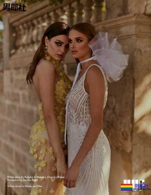 新娘和新娘的婚纱风尚-51虹马