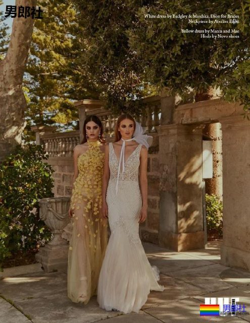 新娘和新娘的婚纱风尚 - 51虹马