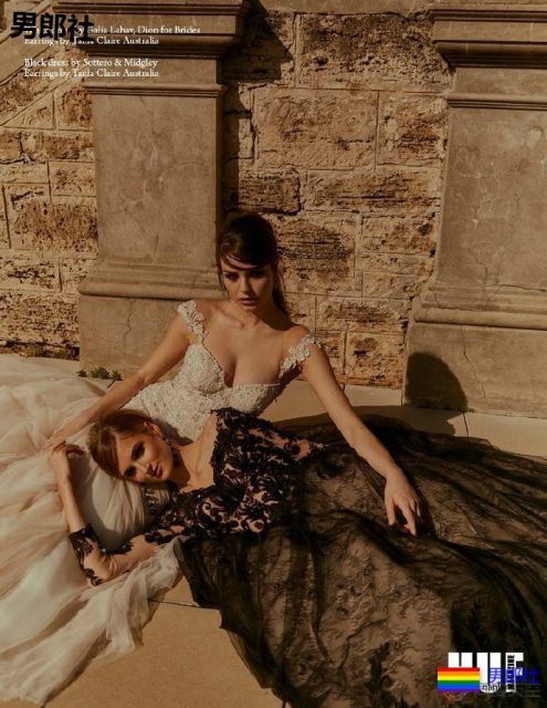 新娘和新娘的婚纱风尚 - 51虹马