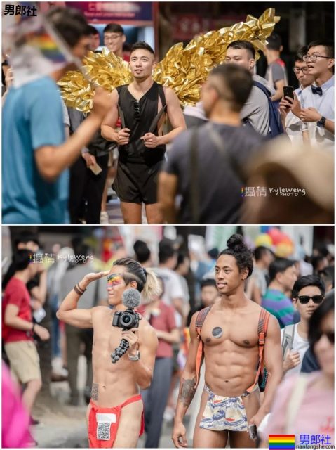 台湾炸了！群魔乱舞当街裸游，一块小布遮私处。 - 51虹马