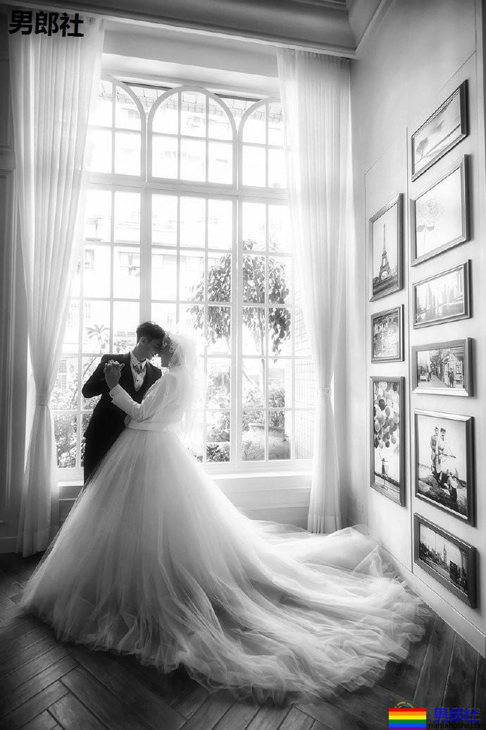 泰辣夫夫拍婚照，一身白纱气场袭人 - 51虹马