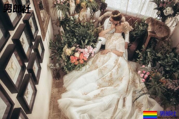 泰辣夫夫拍婚照，一身白纱气场袭人 - 51虹马