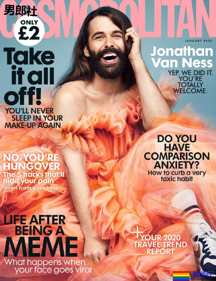 乔姐姐成为《Cosmopolitan》难得一见的非女性封面名-51虹马