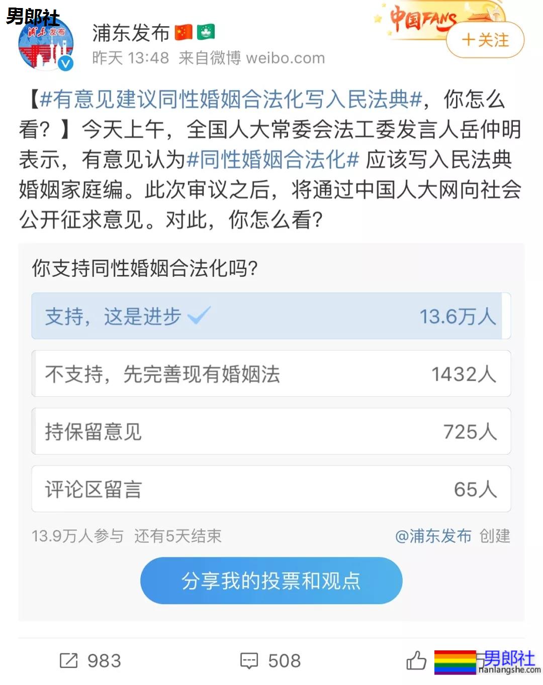 一场关于「同性婚姻合法化」首次公共讨论的背后 - 51虹马