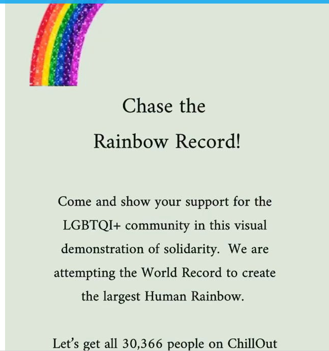 澳骄傲节准备挑战“真人彩虹”世界纪录 - 51虹马