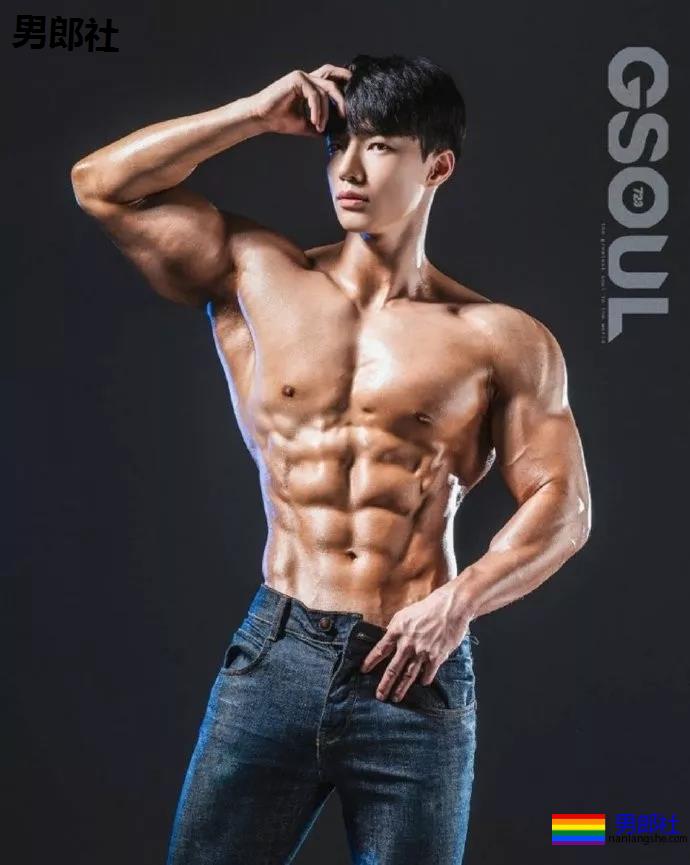 童颜硕体的年轻的健身私教 — 韩国男子健身健美模特系列 - 51虹马