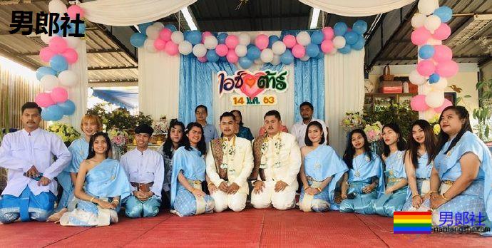 泰国一对夫夫办婚礼，双方家长比新郎还开心 - 51虹马