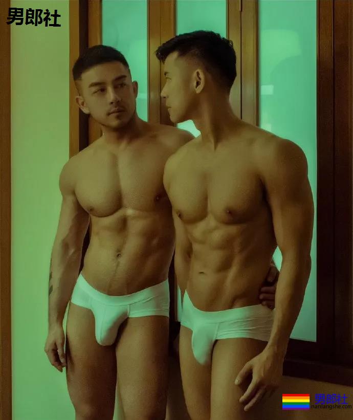 二位健身国人健身男模CP，完美的一对 - 51虹马