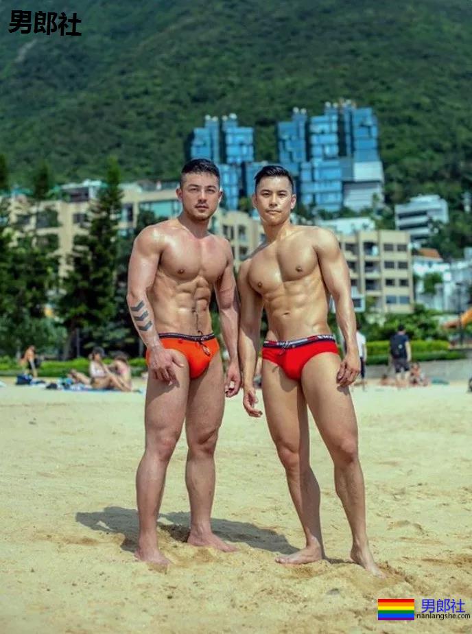 二位健身国人健身男模CP，完美的一对 - 51虹马