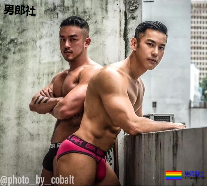 二位健身国人健身男模CP，完美的一对 - 51虹马