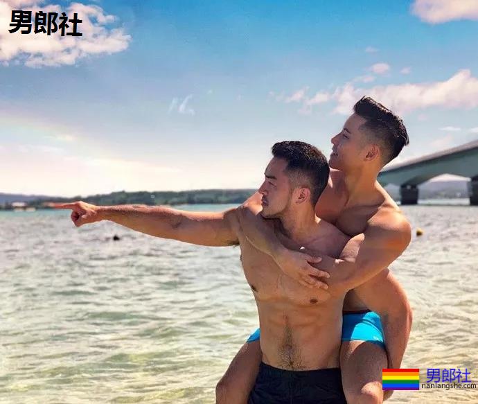 二位健身国人健身男模CP，完美的一对 - 51虹马