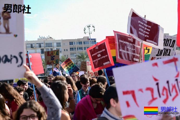 以色列数千学生怒怼教育部长恐同言论 - 51虹马