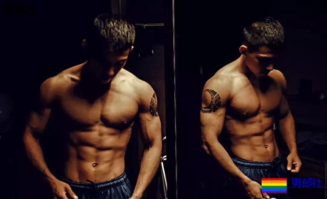 黝黑健身肌肉男，这才是健康的颜色 - 51虹马