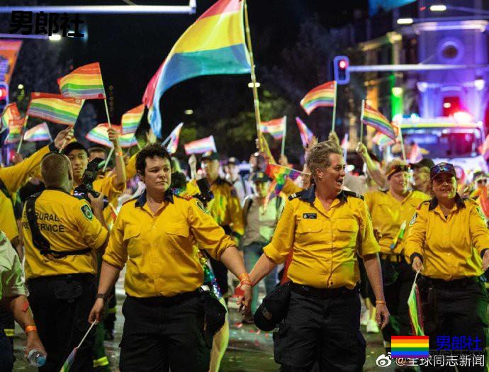 澳大利亚的悉尼举行盛大的骄傲游行-51虹马