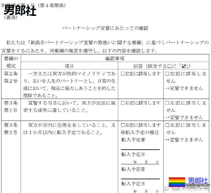 日本：又有三个城市即将发同性伴侣证书 - 51虹马