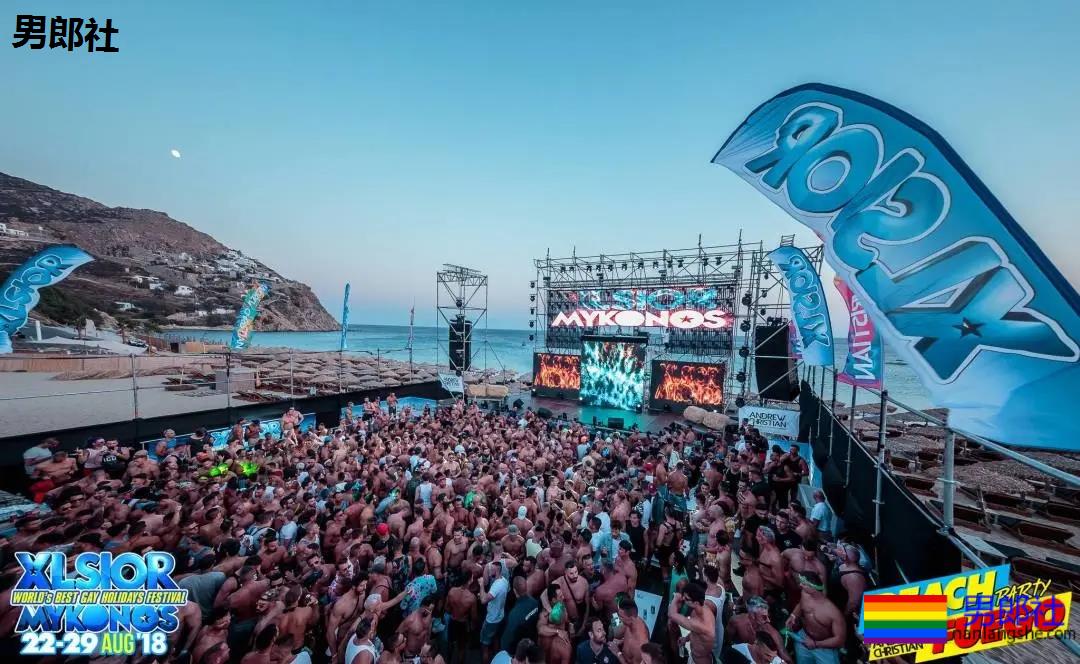 每年八月，三万基男齐聚希腊GAY岛上，就为这一盛事！ - 51虹马