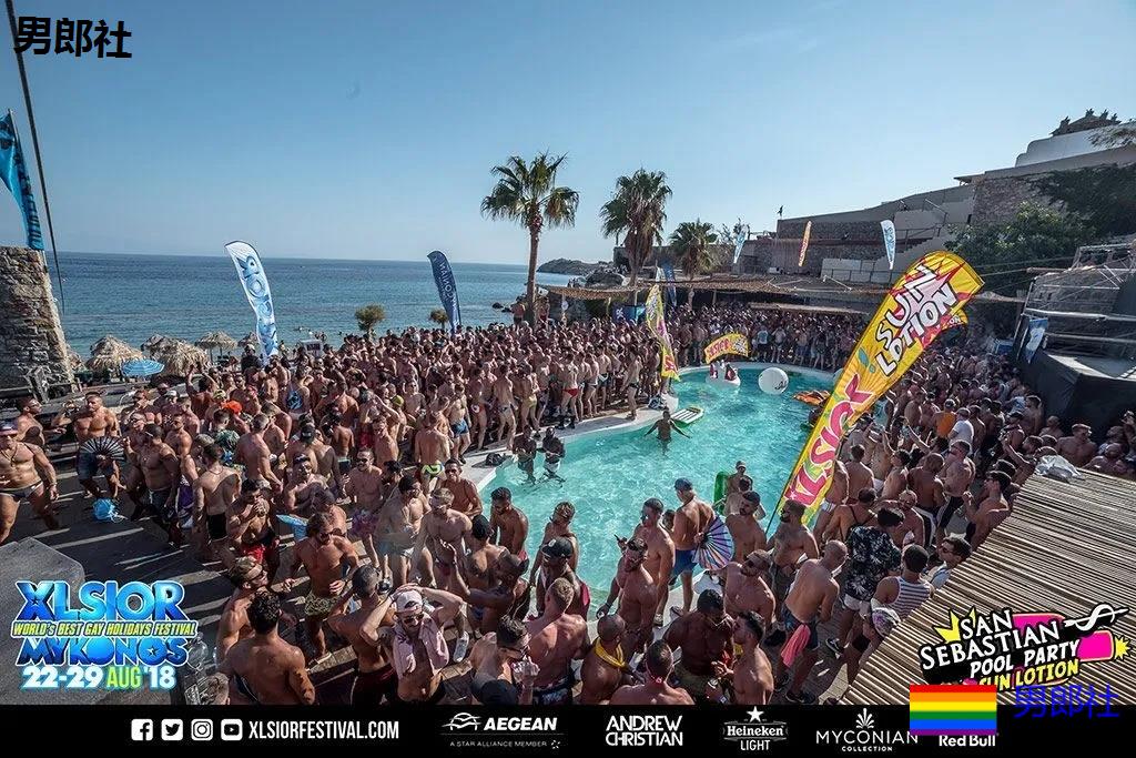 每年八月，三万基男齐聚希腊GAY岛上，就为这一盛事！ - 51虹马
