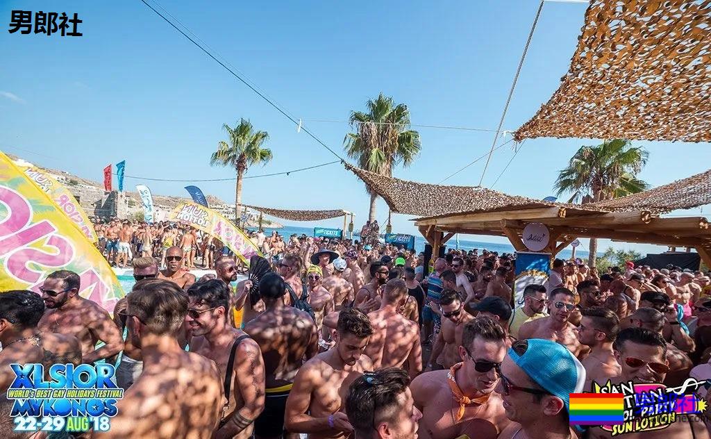 每年八月，三万基男齐聚希腊GAY岛上，就为这一盛事！ - 51虹马