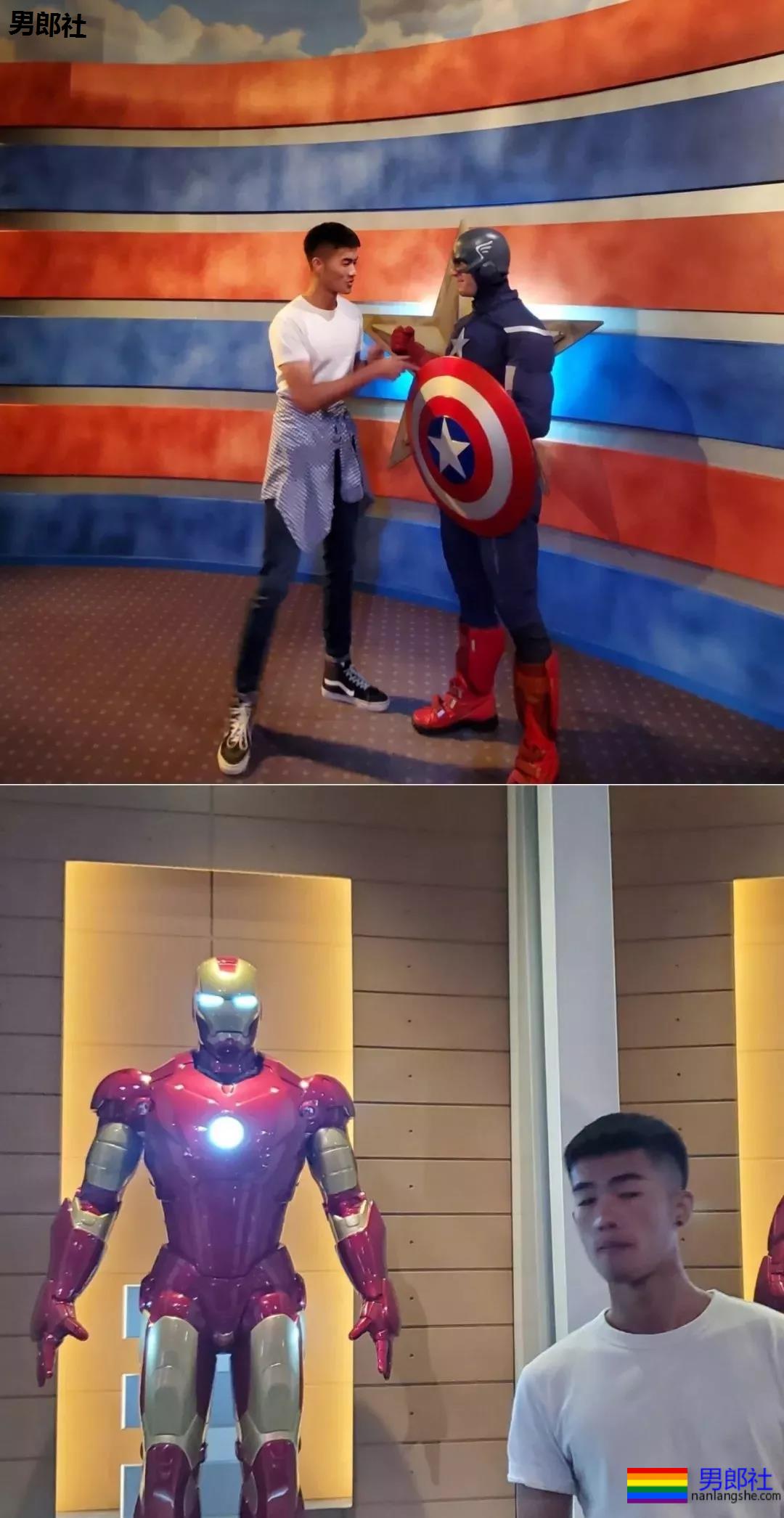 更衣室的00后正装肌肉男！这身材发育的太棒了！ - 51虹马