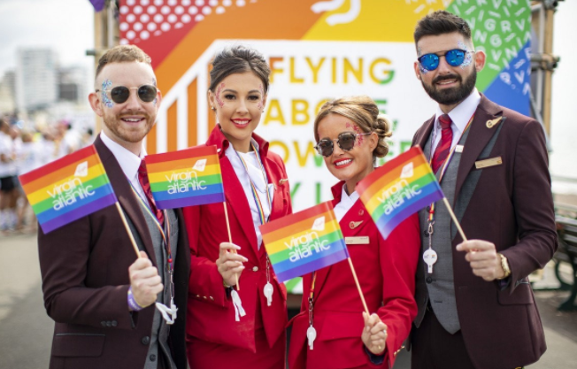 维珍航空赞助曼彻斯特同志骄傲节支持LGBTQ - 51虹马