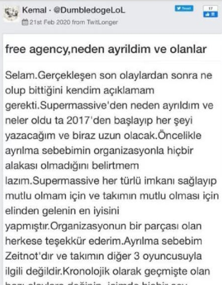 LOL：因同性恋遭队友欺负，土耳其选手宣布退役 - 51虹马