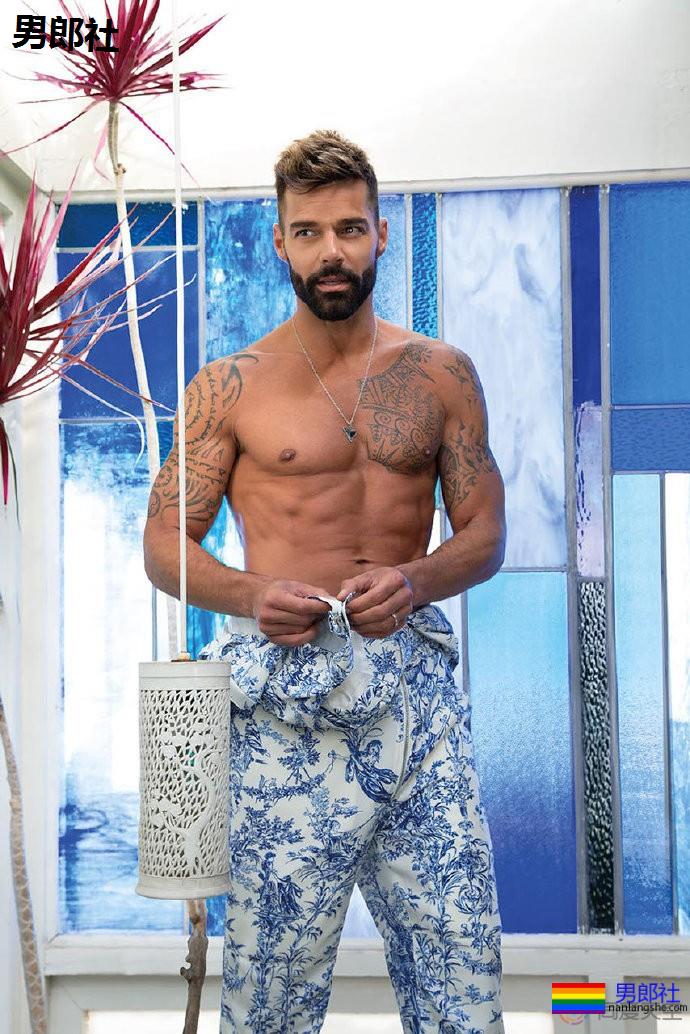 瑞奇·马丁登上《时装男士》封面 - 51虹马