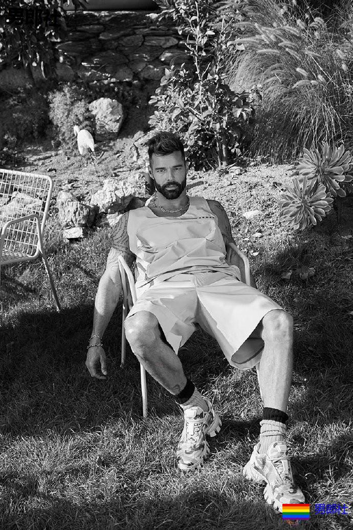 瑞奇·马丁登上《时装男士》封面 - 51虹马