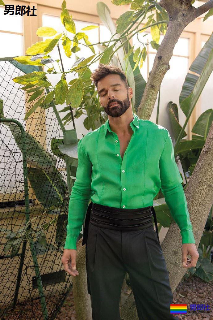 瑞奇·马丁登上《时装男士》封面 - 51虹马