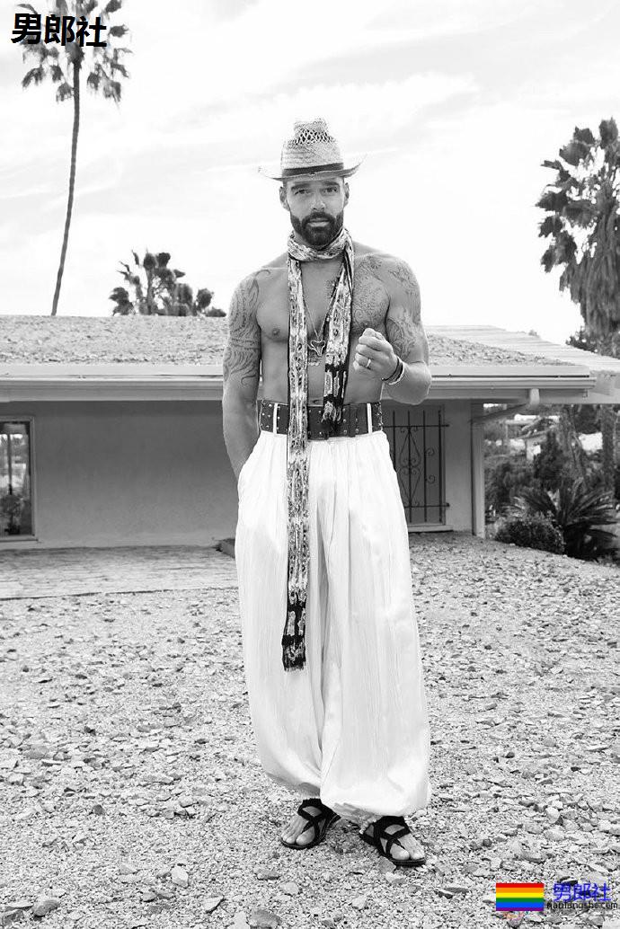 瑞奇·马丁登上《时装男士》封面 - 51虹马