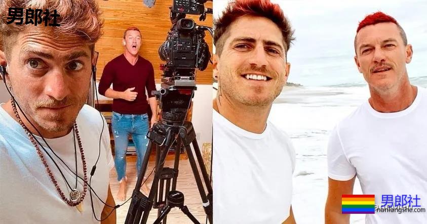 国民老公卢克·伊万斯与男友放闪 拍下居家影片的摄影师就是男友!-51虹马