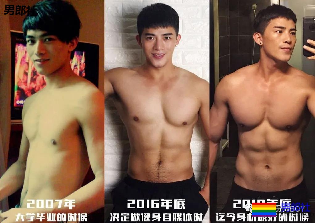 百万粉的网红健身教练早年曾那么丑！如今逆袭帅到被盗图 - 51虹马