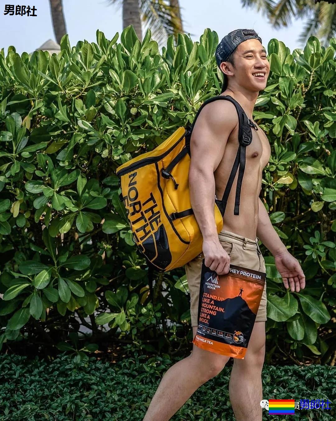 穿泳裤比陈艾森还好看的男模，找了位肌肉工程师当老公 - 51虹马