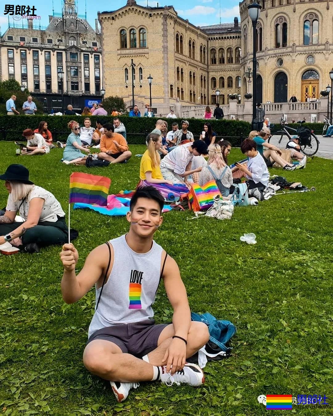 穿泳裤比陈艾森还好看的男模，找了位肌肉工程师当老公 - 51虹马